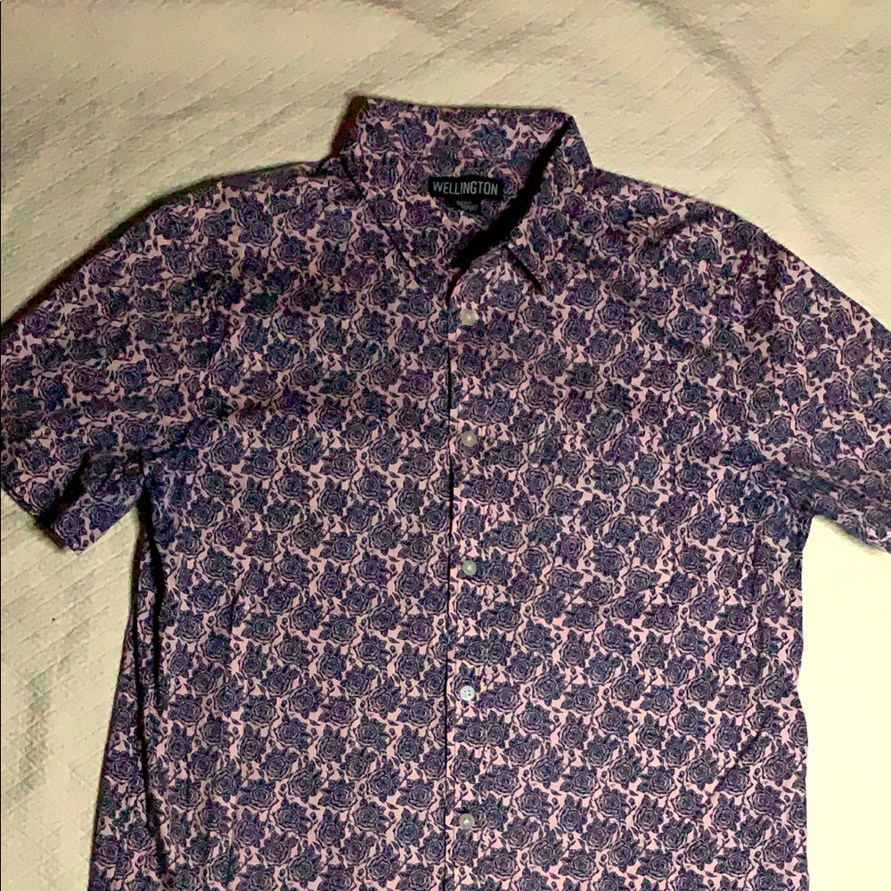 Rose short sleeve buttondown